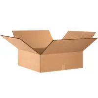 Double Wall Boxes, 24" x 24" x 8", Kraft, 10/Bundle; 90/Skid