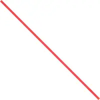 Paper Twist Ties, 10" x 5/32", Red, 2000/Case