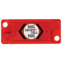 Drop-N-Tell® Resettable Indicator 50G, Red, 25/Case