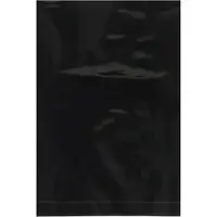 Flat 2 Mil Poly Bags, 4" x 6", Black, 1000/Case