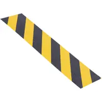 Tape Logic® Heavy Duty Anti-Slip Treads, 6" x 24", Black/Yellow, 25 Strips/Case