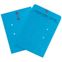 Inter-Department Envelopes, 10" x 13", Blue, 100/Case