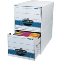 STOR/DRAWER® STEEL PLUS™ File Storage Drawers, 24" x 12" x 10", White, 6/Case