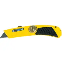 QuickBlade® Utility Knife , Retractable, Yellow/Black, 10/Case