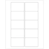 Tape Logic® Weather-Resistant Laser Labels, 3" x 2", White, 1000/Case