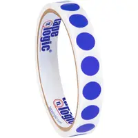 Tape Logic® Inventory Circle Labels, 1/2", Dark Blue, 500/Roll