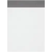 Expansion Poly Mailers, 11" x 13" x 4", White, 100/Case