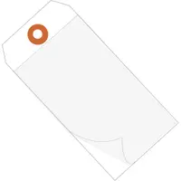 Self Laminating Tags, 4 3/4" x 2 3/8", White, 100/Case