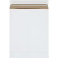 Stayflats Plus® Self-Seal Mailers, 9-3/4" x 12-1/4", White, 100/Case