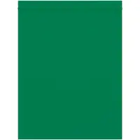 Reclosable Poly Bags, 2 Mil, 8" x 10", Green, 1000/Case