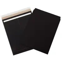 Stayflats Plus®Self-Seal Mailers, 17" x 21", Black, 100/Case