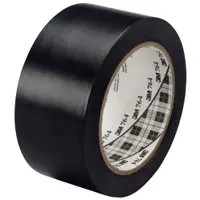 3M™ 764 Vinyl Tape, 5.0 Mil, 2" x 36 yds, Black, 24/Case