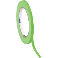 Tape Logic® Masking Tape, 4.9 Mil, 1/4" x 60 yds., Light Green, 144/Case