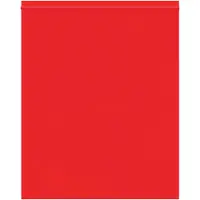 Reclosable 2 Mil Poly Bags, 10" x 12", Red, 1000/Case