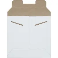 Stayflats® Mailers, 6" x 6", White, 200/Case