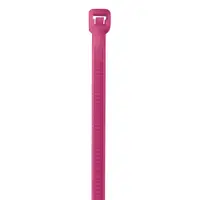 Colored Cable Ties, 40#, 5 1/2", Fluorescent Pink, 1000/Case