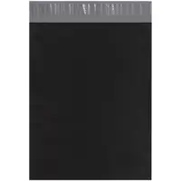 Poly Mailers, 12" x 15 1/2", Black, 100/Case