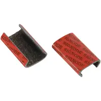 Signode® Sandpaper Open/Snap On Metal Poly Strapping Seal, 1/2", 1000/Case