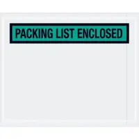 Tape Logic® "Packing List Enclosed" Envelopes, 4 1/2" x 5 1/2", Green, 1000/Case