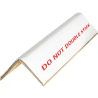 Edge Protectors, "DO NOT DOUBLE STACK", .160, 3" x 3" x 36", White, 1600/Skid