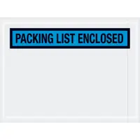 Tape Logic® "Packing List Enclosed" Envelopes, 4 1/2" x 6", Blue, 1000/Case