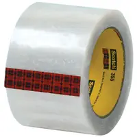 3M™ 355 Carton Sealing Tape, 3.5 Mil, 3" x 55 yds., Clear, 24/Case