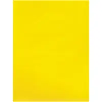 Flat 2 Mil Poly Bags, 9" x 12", Yellow, 1000/Case
