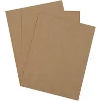 Extra Heavy Duty Chipboard Pads, 8 1/2" x 11", Kraft, 470/Case