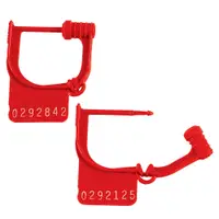 Easy Lock Seals, 15/16", Red, 1000/Case