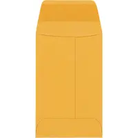 Gummed Envelopes, 2 1/4" x 3 1/2", Kraft, 5000/Case