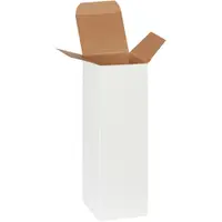Reverse Tuck Folding Cartons, 3" x 3" x 10", White, 250/Case