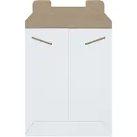 Stayflats® Mailers, 7" x 9", White, 100/Case