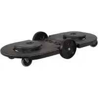 Rubbermaid® Brute® Tandem Dolly, 45" x 8", Black, 1/Each