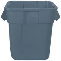 Brute® Square Container, 28 Gallon, 21" x 21" x 22", Gray, 1/Each