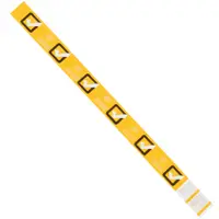 Tyvek® Wristbands, 3/4" x 10", Yellow "Age Verified", 500/Case