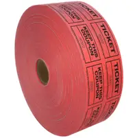 2” x 1 3/4” Red Coupon/Raffle Tickets 2000 PER CASE