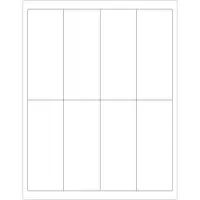 Tape Logic® Rectangular Laser Labels, 2" x 5", White, 800/Case