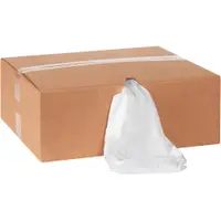 Box of Rags, Reclaimed Knit, White, 10 Lbs/Case