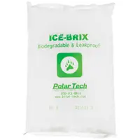 Ice-Brix™ Biodegradable Packs, 8 oz., 6" x 4" x 3/4", White, 72/Case