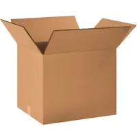 Double Wall Boxes, 20" x 14" x 14", Kraft, 15/Bundle; 90/Skid