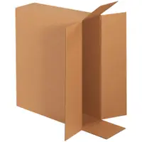 Side Loading Boxes, 24" x 6" x 18", Kraft, 10/Bundle; 140/Skid