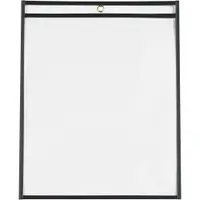 Stitched Job Ticket Holders, 11" x 14", Black, 25/Case