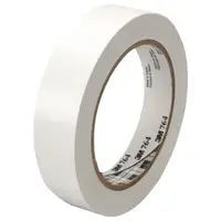 3M™ 764 Vinyl Tape, 5.0 Mil, 1" x 36 yds, White, 36/Case