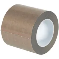PTFE Glass Cloth Tape, 3 Mil, 4" x 18 yds., Brown, 1/Case