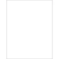 8 1/2 x 14" Glossy White Rectangle Laser Labels 100 SHEETS