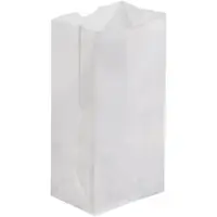 Grocery Bags, 3 1/2" x 2 3/8" x 6 7/8", White, 500/Case