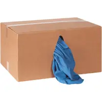 Box of Huck Towels, 16" x 25", Blue, 170/Case, 25 Lbs/Case