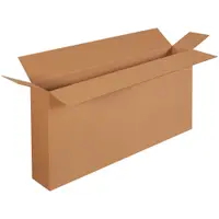 Side Loading Boxes, 48" x 8" x 24", Kraft, 10/Bundle; 120/Skid