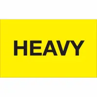 Tape Logic® Labels, " Heavy", 3" x 5", Fluorescent Yellow, 500/Roll