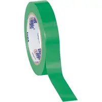 Tape Logic® Solid Vinyl Safety Tape, 6.0 Mil, 1" x 36 yds, Green, 3/Case